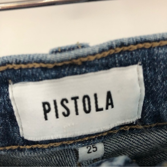 Pistola 25x28 Cara High Rise Vintage Skinny distressed 0278 dark - Picture 7 of 10